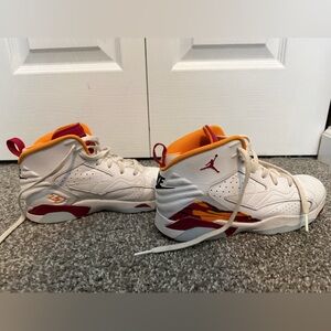 Nike Kids White and Red Sneakers